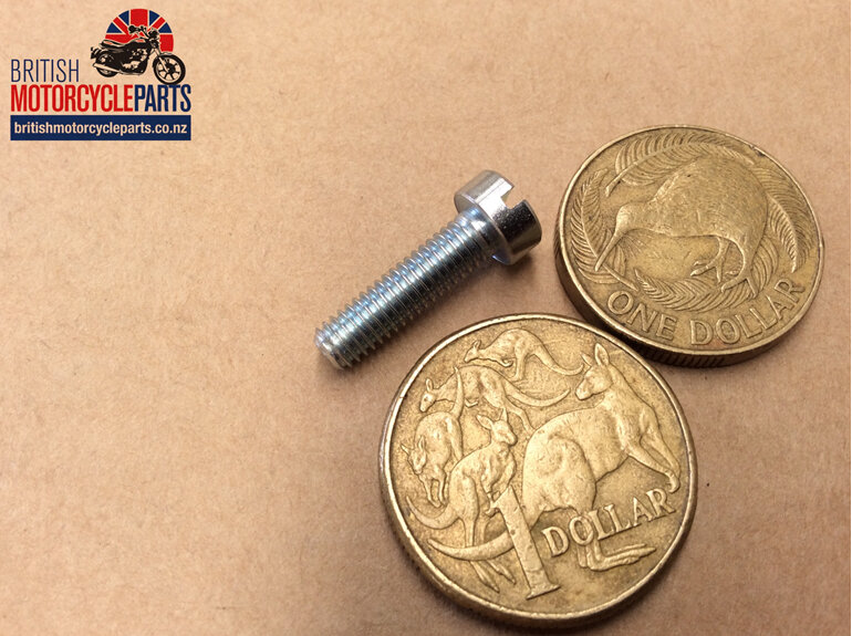 00-0455 Screw - Cheese-Head - Zinc Plated - 11/16" -  - British Motorcycle Parts