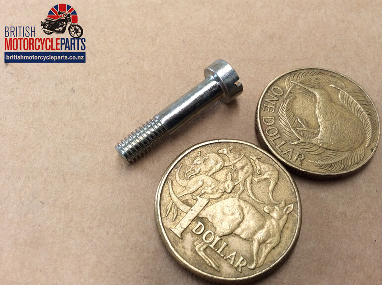 00-0457 Screw - Cheese Head - Zinc Plated - 7/8" - British Motorcycle Parts - NZ
