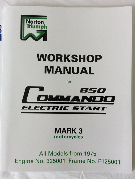 00-4224 Workshop Manual 850 MK3 1975 on