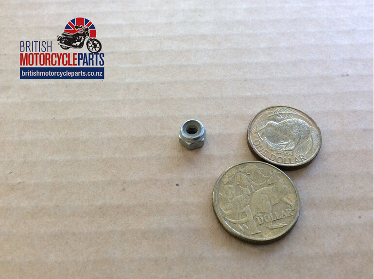 01-1846 Clutch Roller Screw Nut Nyloc 2BA - British Motorcycle Parts - Auckland