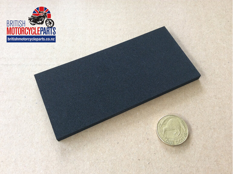 02-6359 BATTERY/TANK RUBBER 1/4"THK - 02.6559 - British Motorcycle Parts NZ