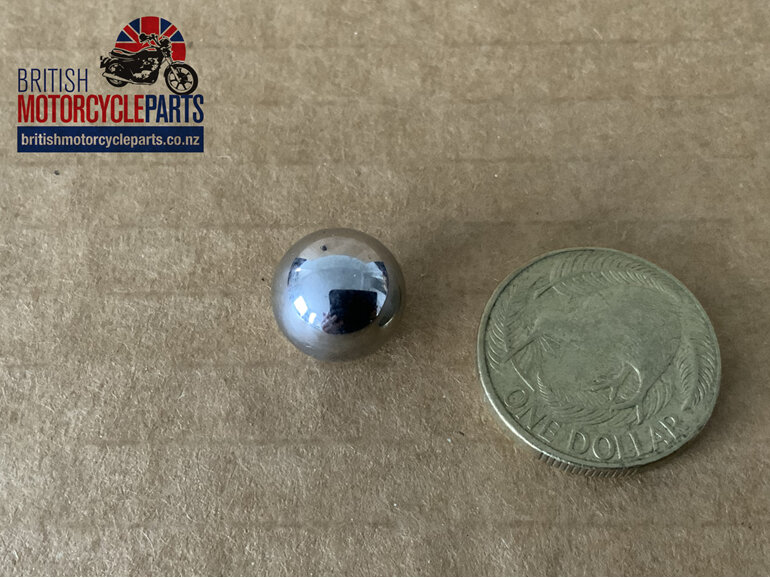 04-0031 Ball Bearing - Chrome 1/2" (12.7mm)- British Motorcycle Parts Ltd AKL NZ