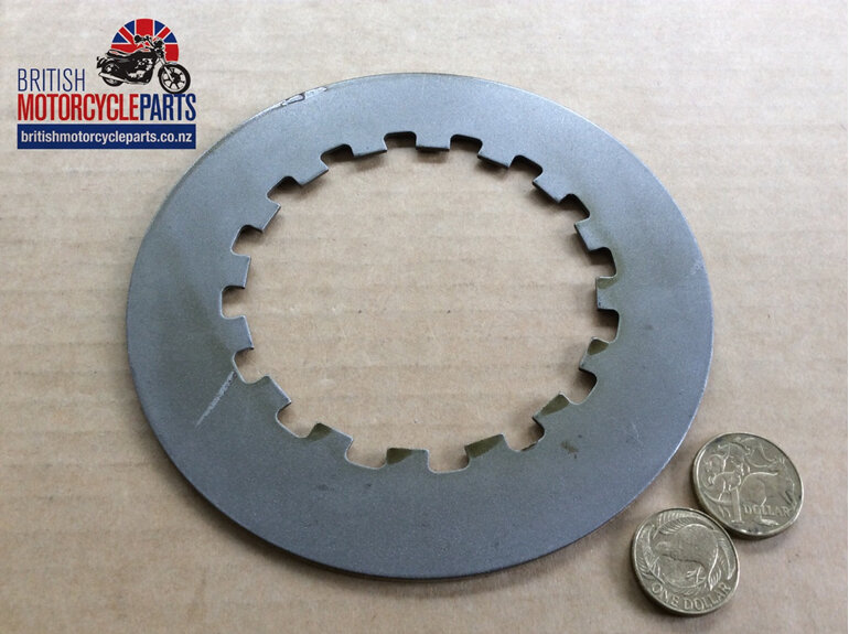 04-3193 CLUTCH FRICTION PLATE - 1-SIDED 3/8" INT'L DOGS - British MC Parts NZ