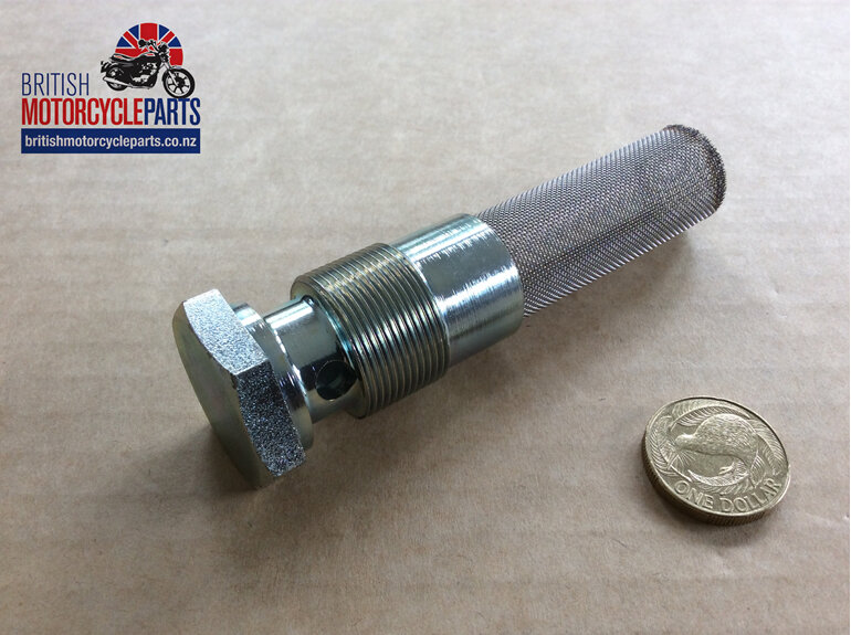 06-1159 OIL TANK FILTER BOLT - British Motorcycle Parts Auckland NZ