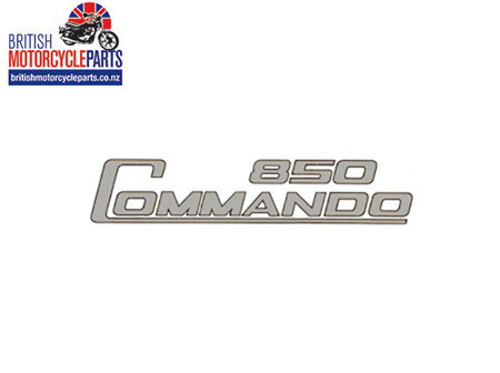 06-4015 Decal - 850 Commando - Silver & Black - Dryfix