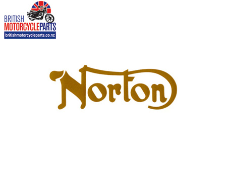 06-4880 Norton Petrol Tank Decal Gold