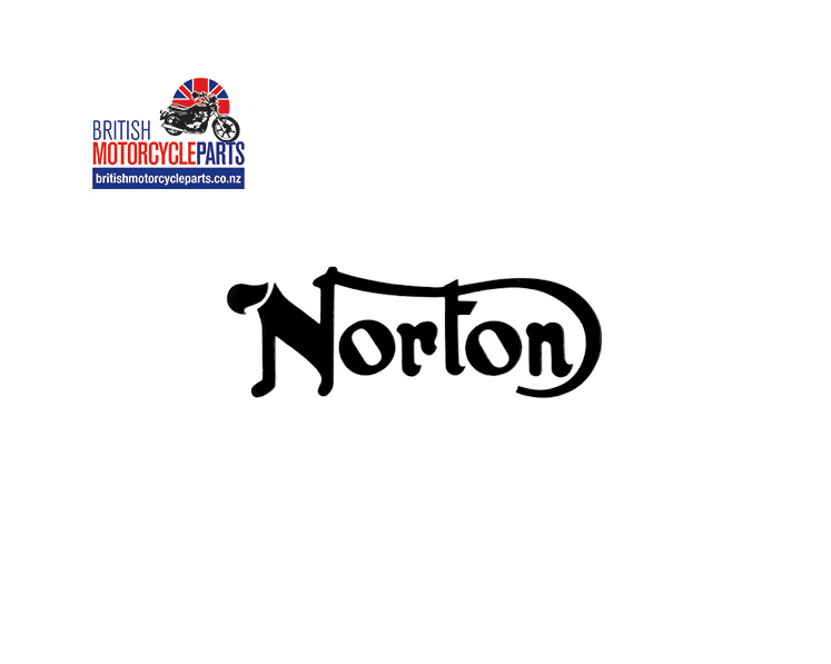 06-4881 Norton Petrol Tank Decal Black Norton 850 Commando 1975 MK3
