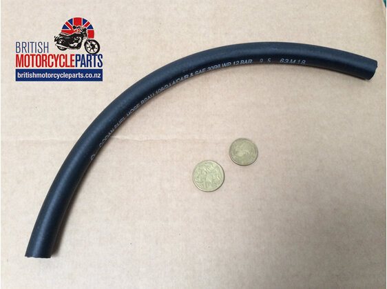 06-5420 OIL FEED PIPE - PLAIN - 13.5 INCH - British Motorcycle Parts - Auckland
