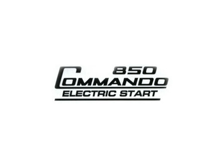06-6390 850 Commando Electric Start Decal - Black