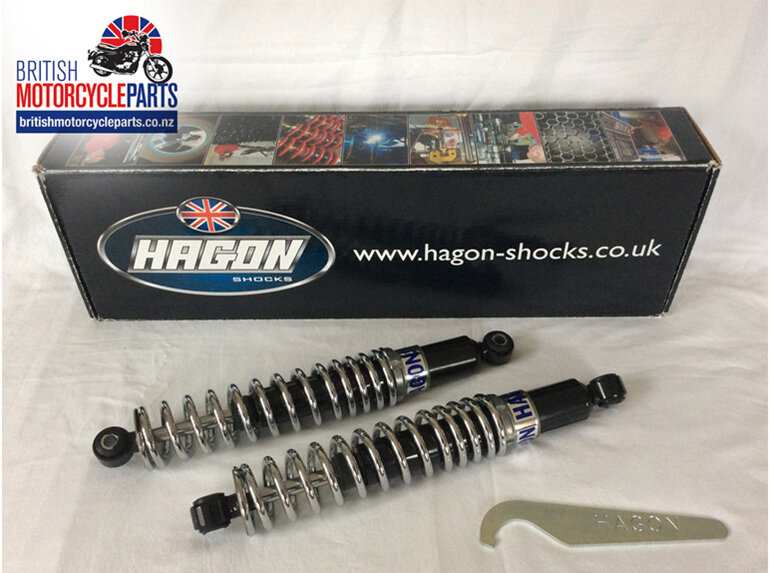 06-6489 Norton Commando MK3 Shock Absorbers - HAGON - British MC Parts Ltd NZ