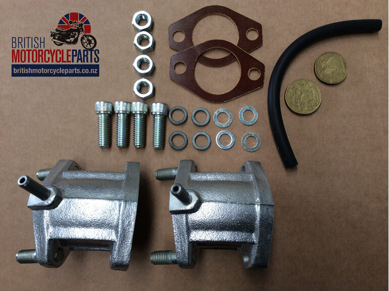 06-7356 Carburettor Manifold Kit 32mm Commando - British Parts Auckland NZ