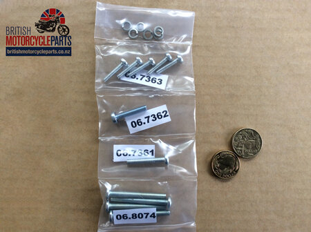 06-7366 SWITCH CLUSTER SCREW SET - 850MK3 ONLY (17 pieces)