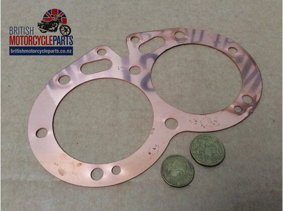 06-7919 NM24255 CYLINDER HEAD GASKET COPPER - SPIGOTTED 750 1962-66 BMP Auckland