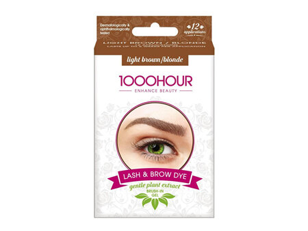 1000 Hour Lash & Brow Dye (Gentle Plant Extract) - Light Brown/Blonde