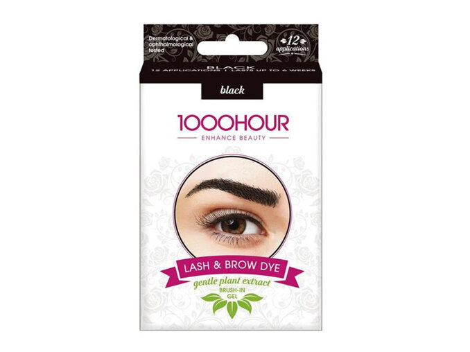 1000 Hour Lash & Brow Dye (Gentle Plant Extract) - Natural Black