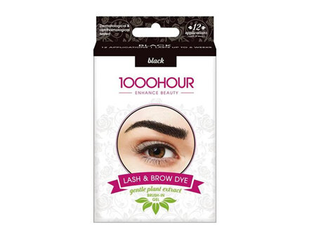 1000 Hour Lash & Brow Dye (Gentle Plant Extract) - Natural Black