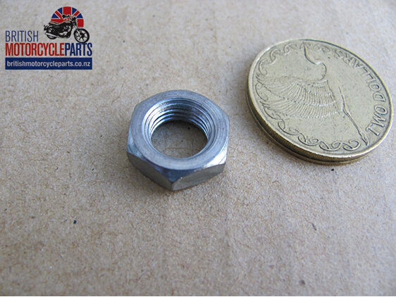 14-0403 Nut 3/8" UNF Plain Thin - Imperial Fasteners - British Motorcycle Parts