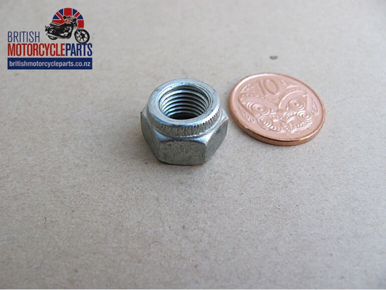 14-1203 Nut 3/8" UNF Cleveloc - Imperial Fasteners - British Motorcycle Parts NZ