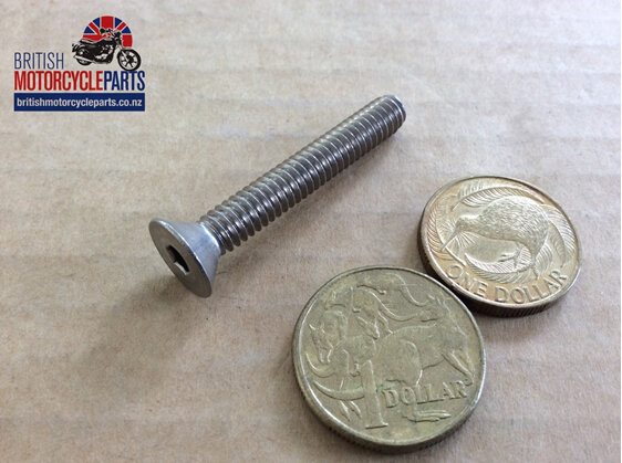 14-6509SS Countersunk Screw 1/4” UNC x 1 3/4” UH - British Motorcycle Parts NZ