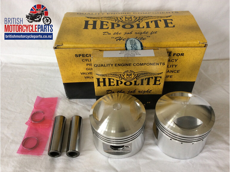 19255/020 T140 TR7 750cc Pistons & Ring Sets .020 - 71-3687 - Auckland NZ