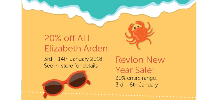 20% off ALL Elizabeth Arden PLUS the Revlon New Year Sale!