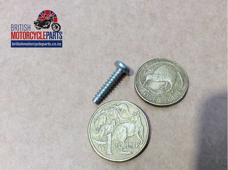 21-7010 Slotted Panel Screw 1 Inch - British Motorcycle Parts Ltd - Auckland NZ