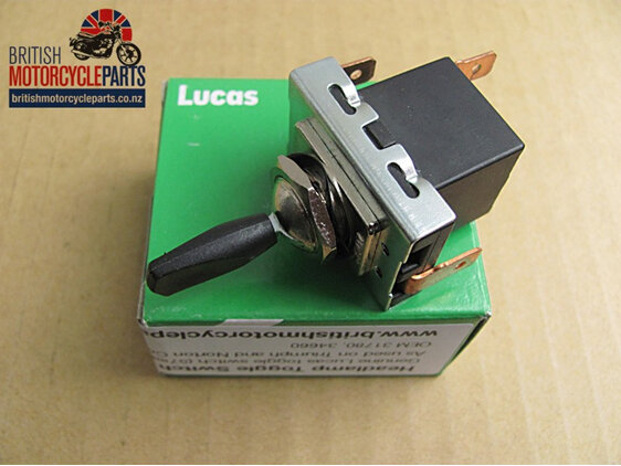 31788 Headlamp Toggle Switch - 3 Way - Genuine Lucas - BSA Norton Triumph Parts
