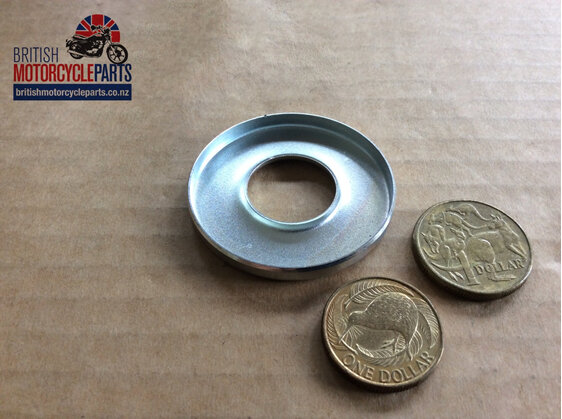 37-1237 Front Wheel Bearing Dust Cover Triumph Drum and Disc Brake models