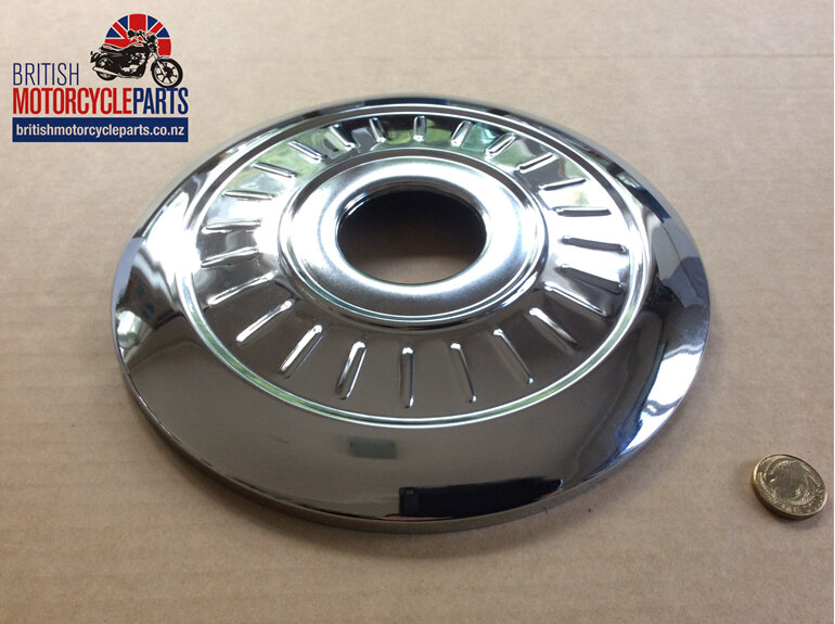 37-1332A Cover Plate 8" 24 Indents - British Motorcycle Parts Ltd - Auckland NZ