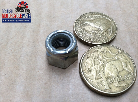42-4475 Nut 3/8" BSC x 26TPI Nyloc - British Motorcycle Parts - Auckland NZ