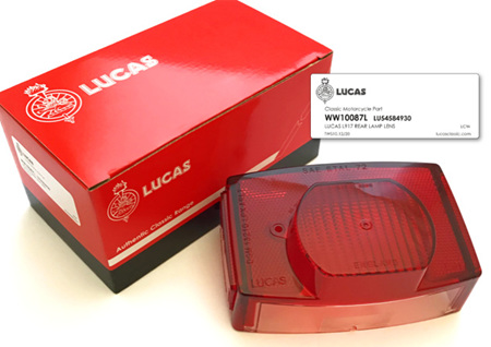 54584930 Genuine Lucas 917 Tail Light Lens - 06-8058 99-1257
