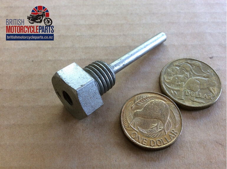 57-1112 Drain Plug with Level Tube - BSF - British Motorcycle Parts Auckland NZ