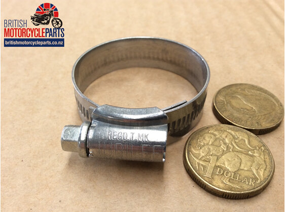 60-0707 Carb Hose Jubilee Clip - Triples - British Motorcycle Parts Auckland NZ
