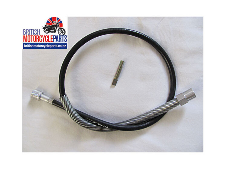 60-1903 Tacho Cable 2'1" - T150 A75 1969-70 - 19-9091 - Auckland NZ