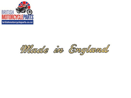 60-3361 Made in England Sticker