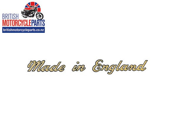 60-3361 Made in England Sticker Decal