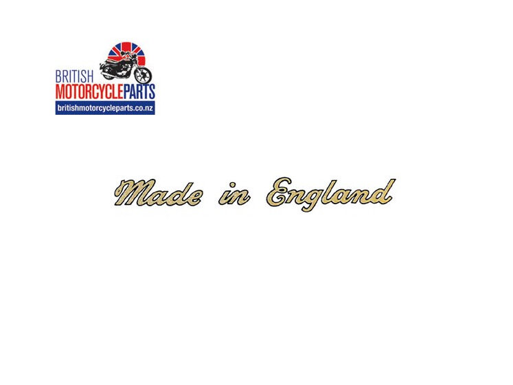 60-3361 Made in England Sticker Decal