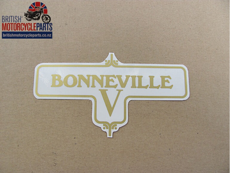 60-3950 Bonneville V Decal Triumph T120 1972-73 - British Motorcycle Parts Ltd