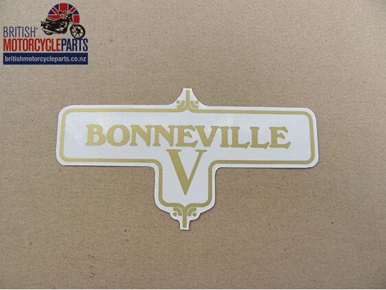 60-3950 Bonneville V Decal Triumph T120 1972-73 - British Motorcycle Parts Ltd