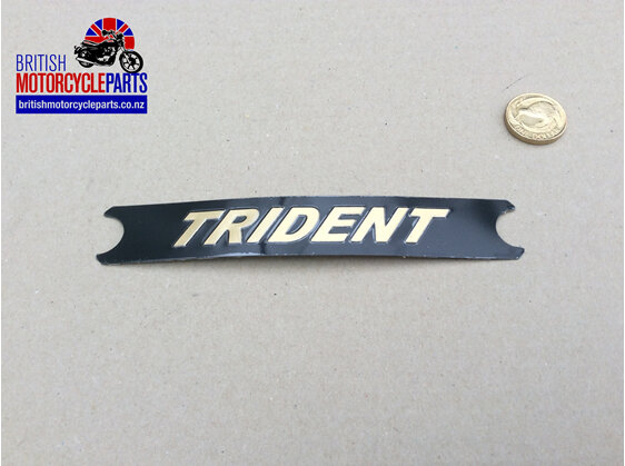 60-4569 T160 Trident Side Cover Badge Gold/Black