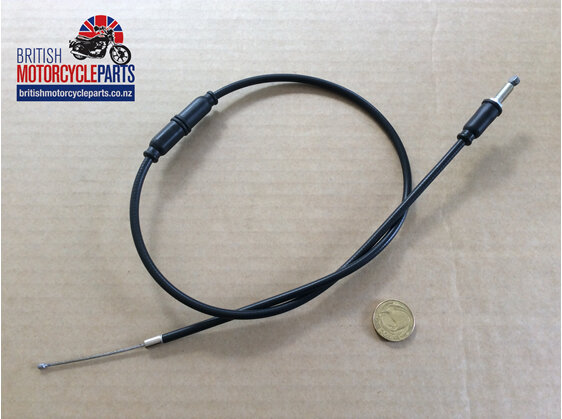 60-7149 T140E Throttle Cable T/Grip to J/Box - US Bars - British MC Parts NZ
