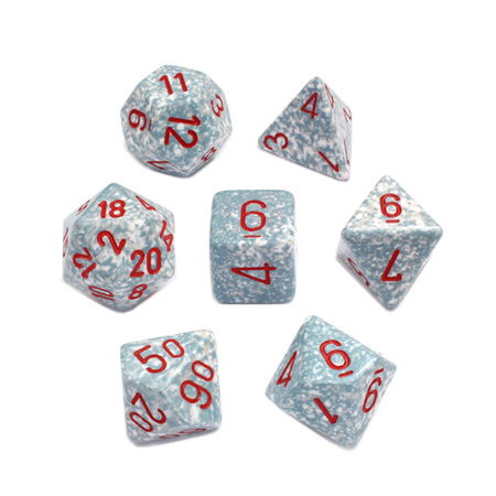 7 'Air' Speckled Dice