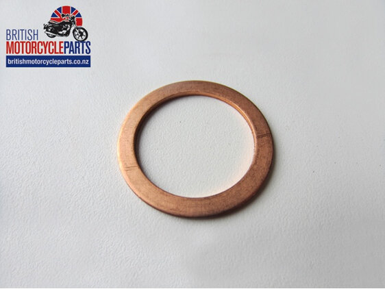 70-5315 Crankcase Filter Copper Washer Sump Bung - British Motorcycle Parts NZ