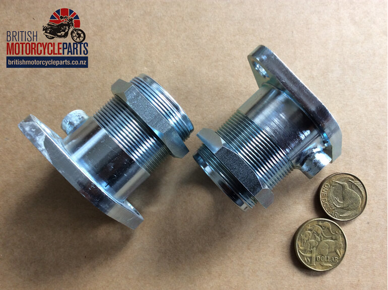 70-5349 70-5350 Inlet Manifolds T120 1963-68 - PAIR - British Motorcycle Parts