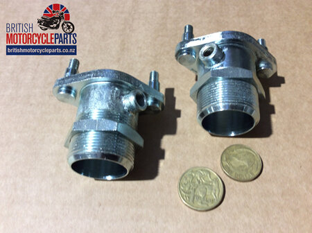 70-9550 70-9551 Inlet Manifolds T120 1969-71 - PAIR