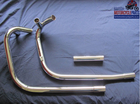 71-2636 Exhaust Pipes - Triumph T120 OIF - Push-In