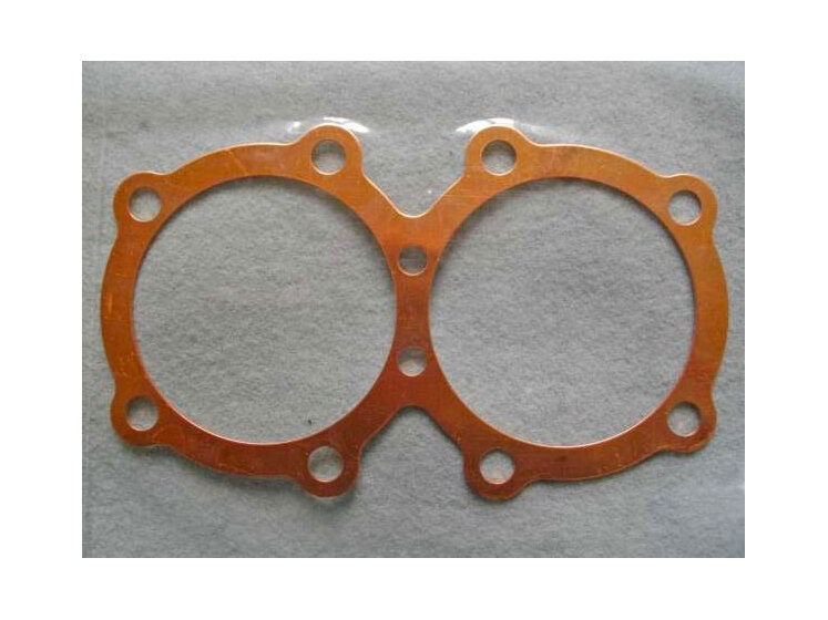 71-3681 / 80 Triumph T140 Solid Copper Cylinder Head Gasket 0.080" Thick BMP NZ