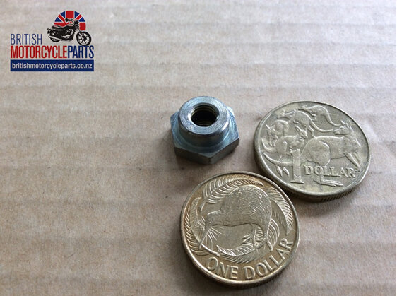 82-8034 Shouldered Nut Battery Strap - British Motorcycle Parts Ltd Auckland NZ