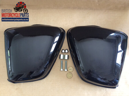 82-8042-OIF Classic Style Side Covers - BSA Triumph OIF Models