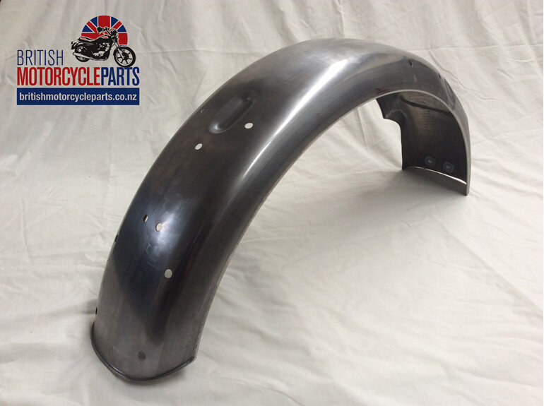 83-4595 Mudguard T120 TR6 1972-73 Low Frame - Bare Steel - Auckland NZ